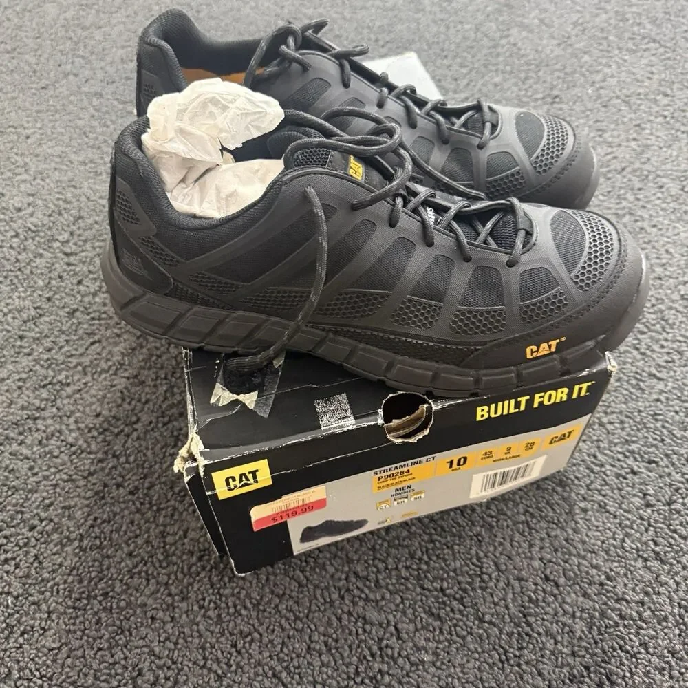 CAT streamline composite toe men size 10 New